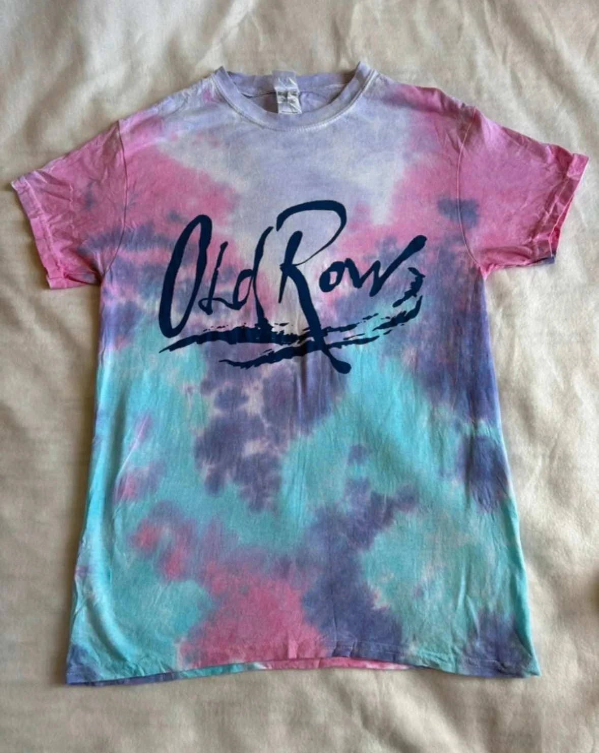 T-shirt tie-dye Old Row multicolore pastel vintage streetwear surf skate unisexe été tendance